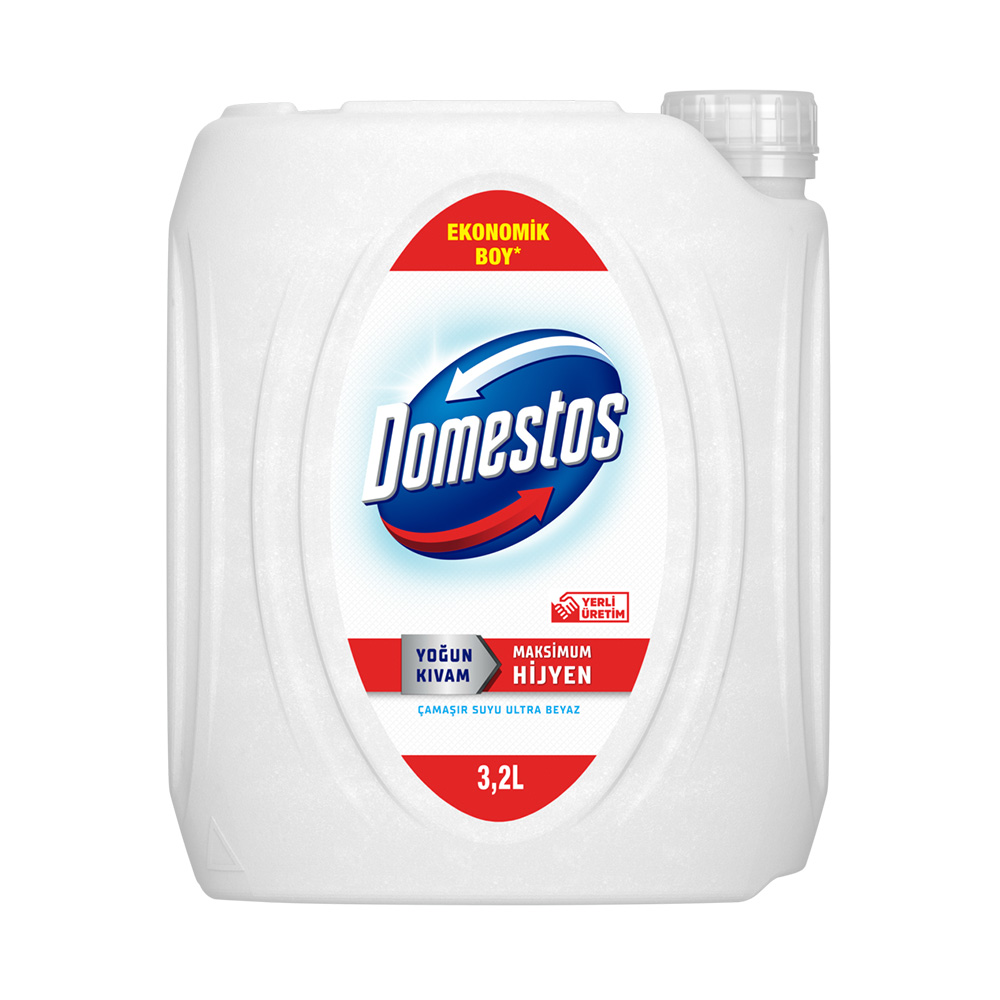 DOMESTOS YOĞUN KIVAM ÇAMAŞIR SUYU ULUTRA BEYAZ 3,2L