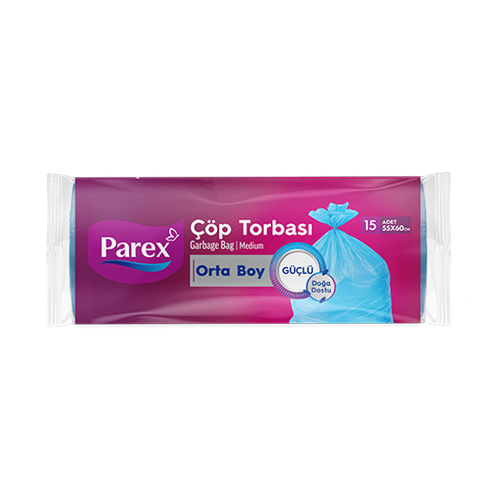 Parex Ekonomik Çöp Torbası Orta 15'li