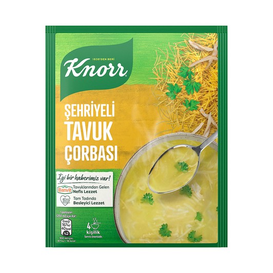 KNORR ŞEHRİYELİ TAVUK ÇORBASI 51GR