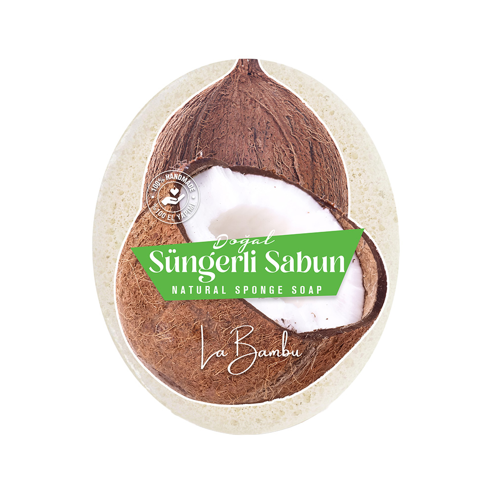 La Bambu Süngerli Sabun 125 gr Hindistan Cevizi | Çağrı Online Market