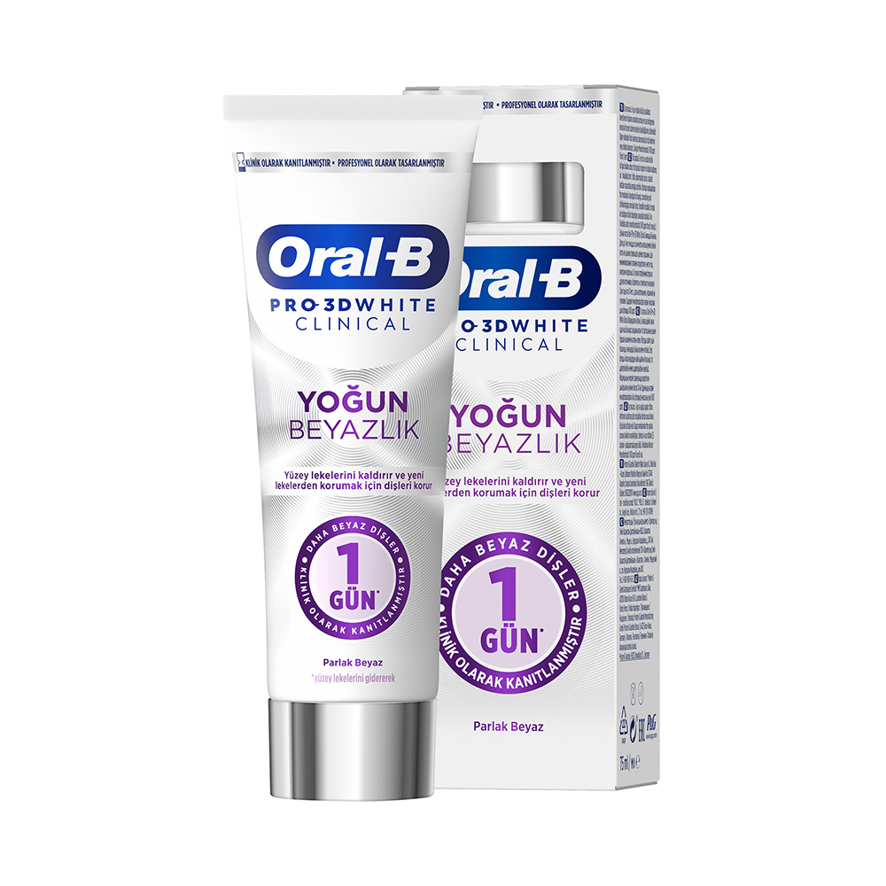 Oral-B Pro 3DW Clinical Parlak Beyaz 75ML | Çağrı Online Market