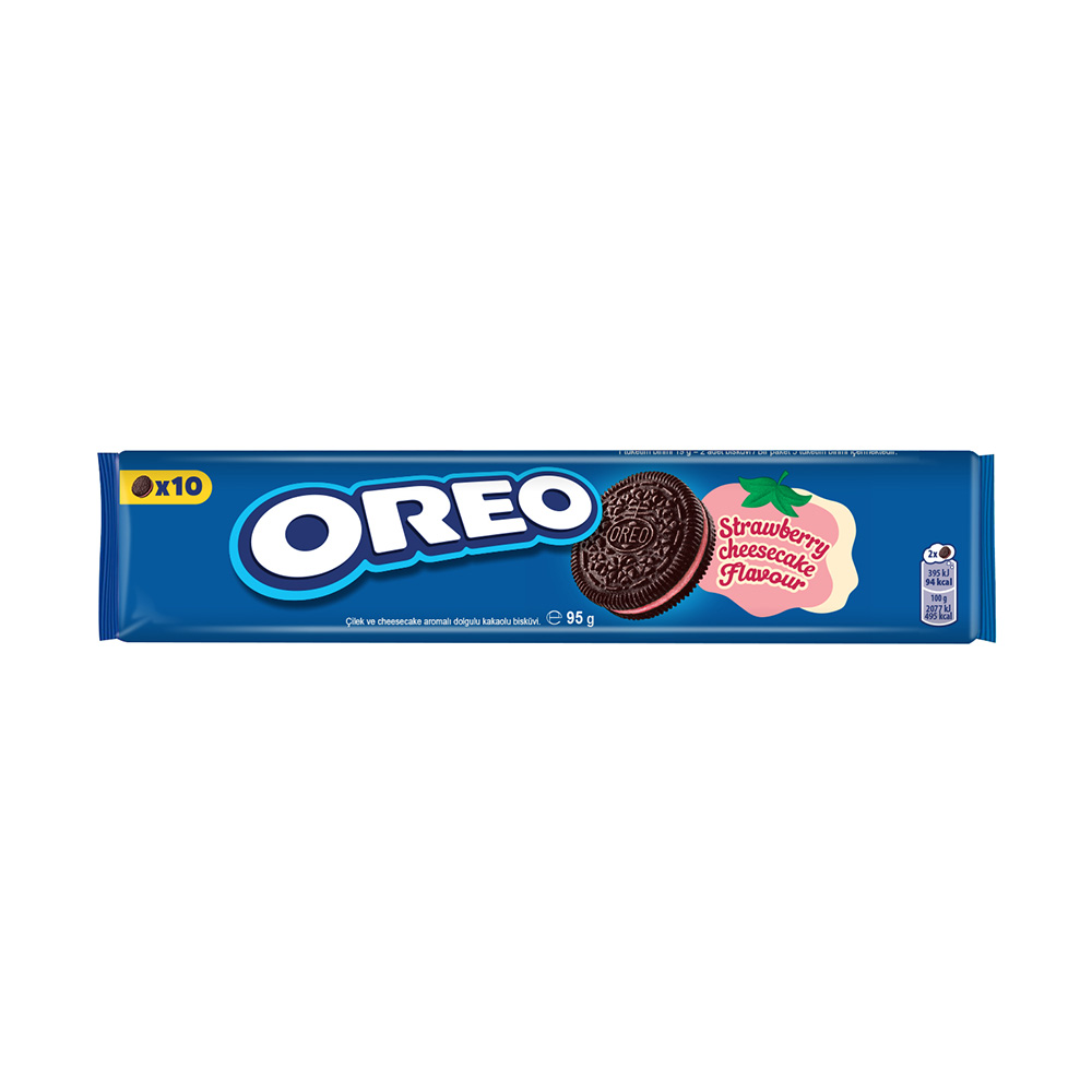 Oreo Çilek Kremalı Bisküvi 95 gr | Çağrı Online Market