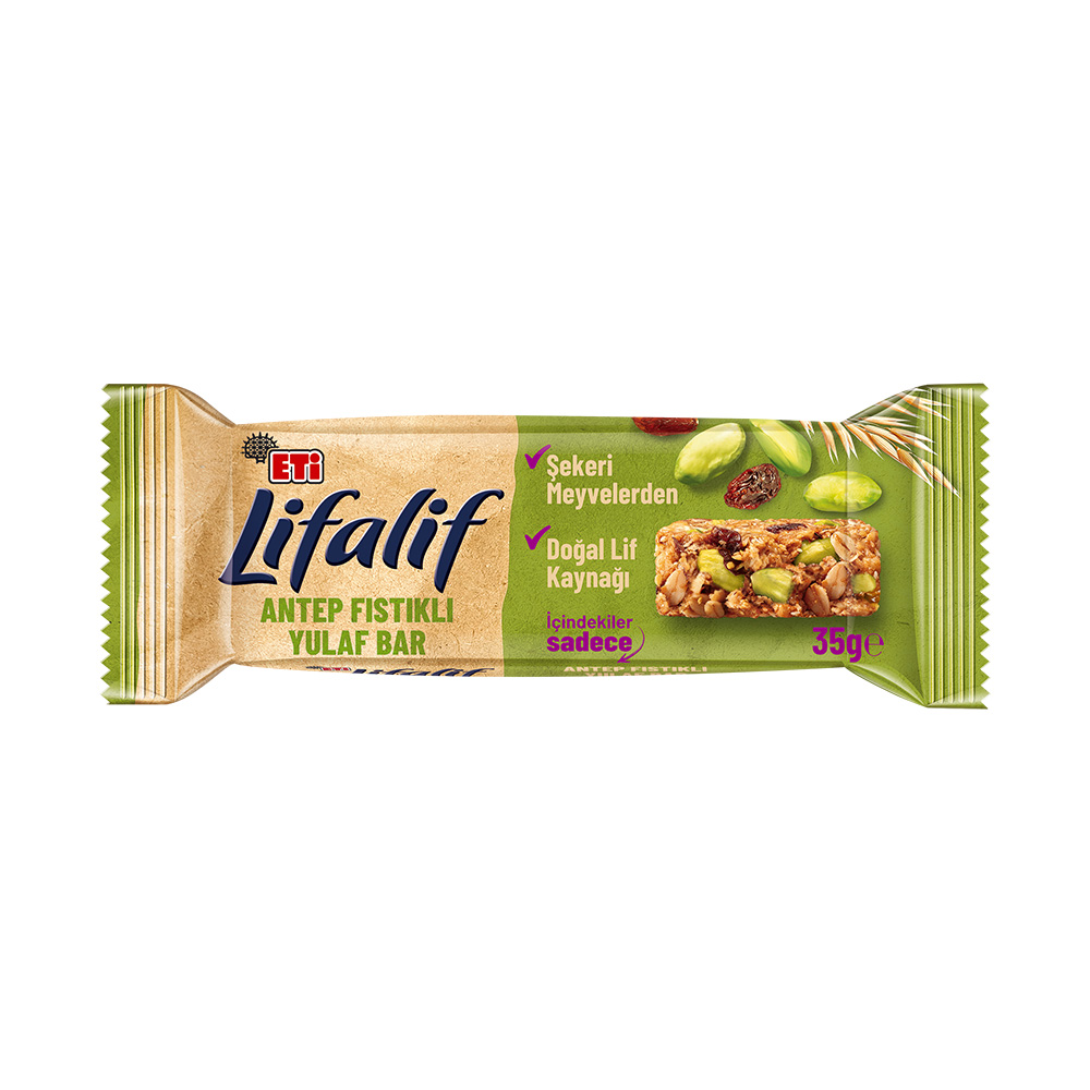 ETİ LİFALİF ANTEP FISTIKLI YULAFLI BAR 35GR