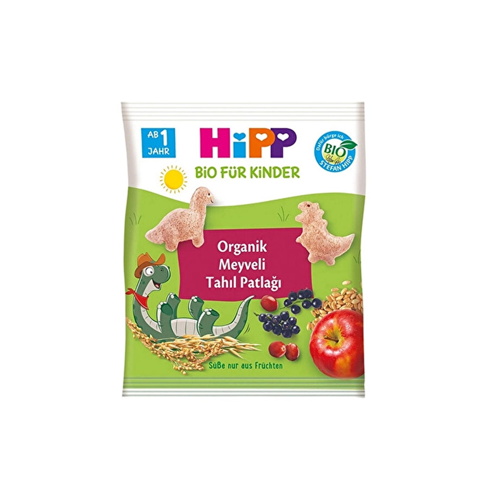HİPP ORGANİK MEYVELİ TAHIL PATLAĞI 30G