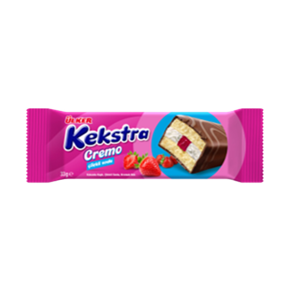Ülker Kekstra Cremo Çilekli Kek 33 gr