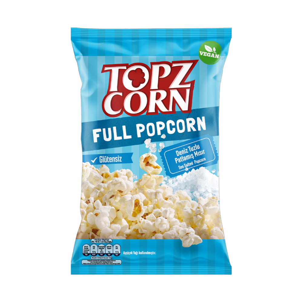 TOPZ CORN DENİZ TUZLU PATLAMIŞ MISIR 105G