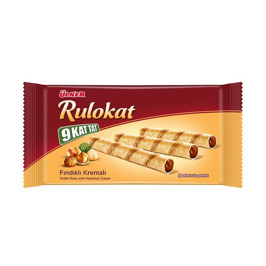 Ülker Rulo Kat Fındıklı Gofret 42 gr
