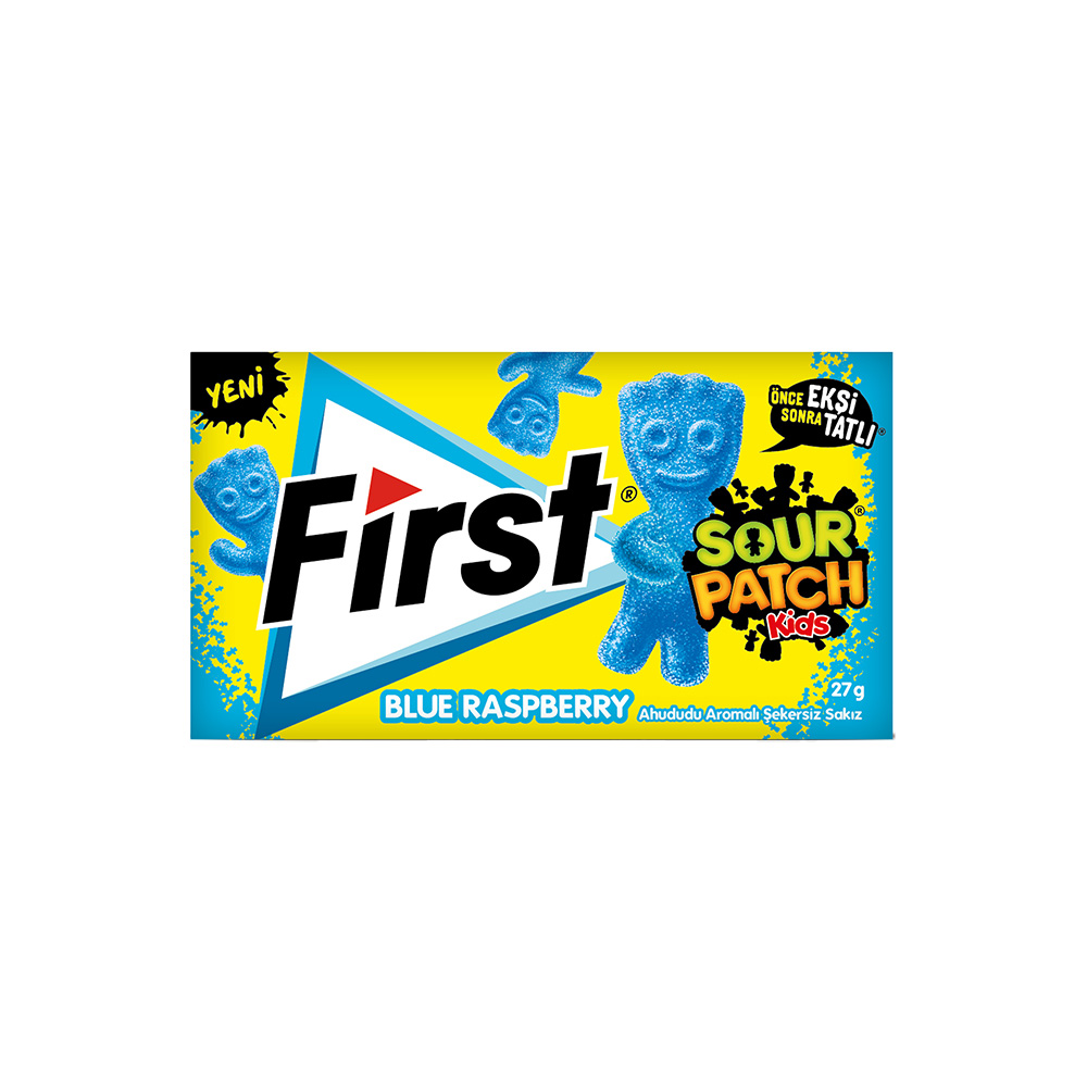 First Sour Patch Kids Ahududu Aromalı Sakız 27 gr | Çağrı Online