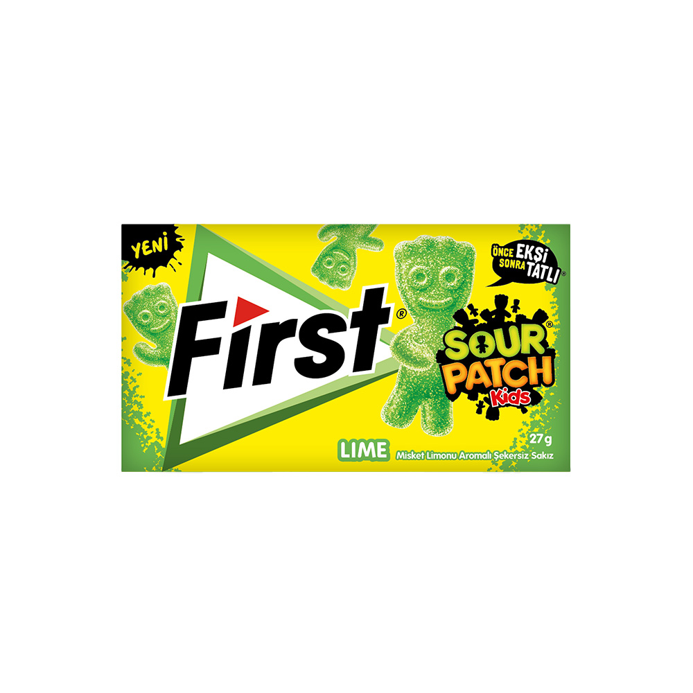 First Sour Patch Kids Misket Limon Aromalı Sakız 27 gr | Çağrı