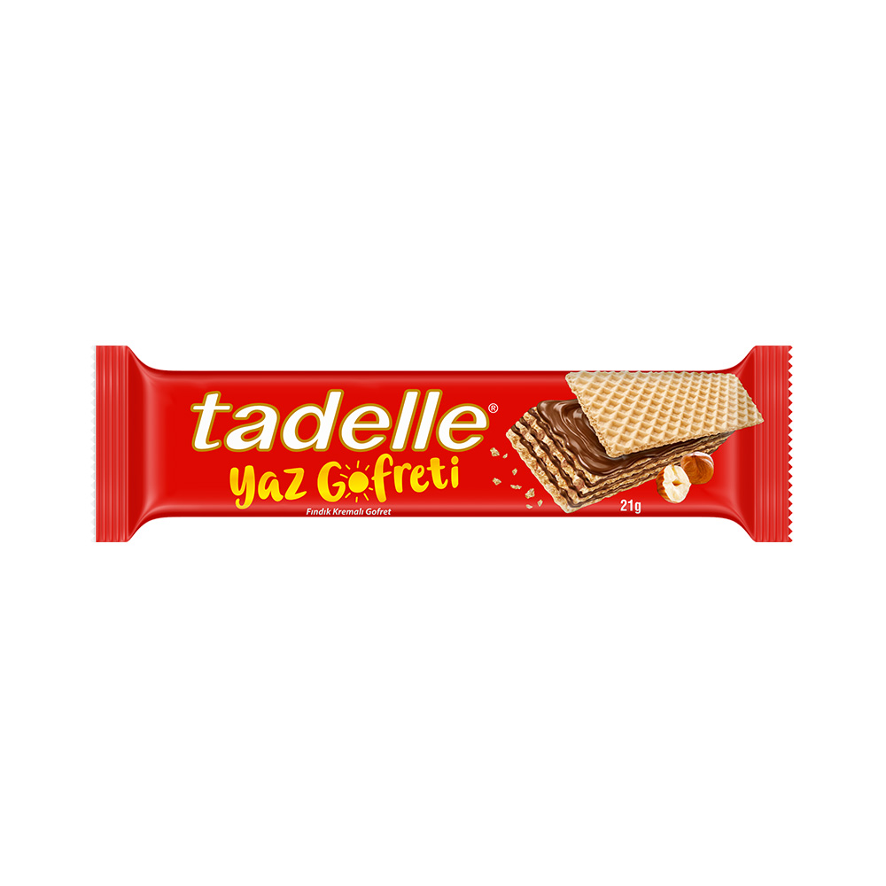 Tadelle Fındık Kremalı Kaplamasız Gofret 21 gr