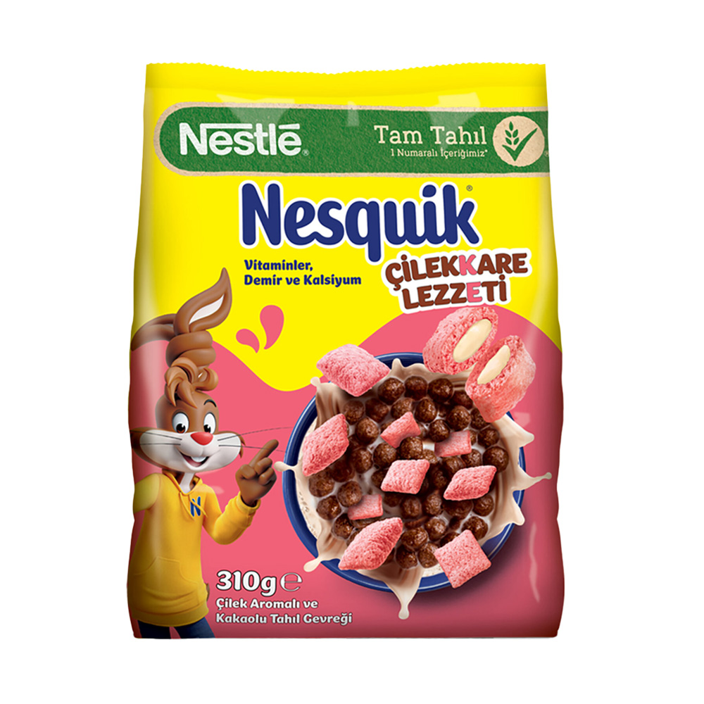 NESTLE NESQUIK ÇİLEKKARE LEZZETİ 310GR