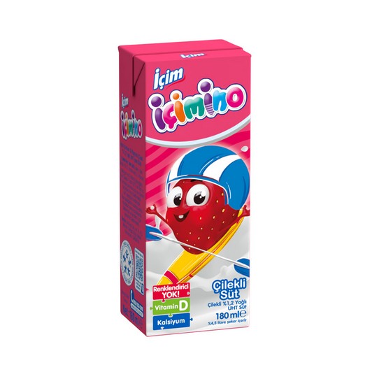 İçim İçimino Çilekli Süt 180 ml