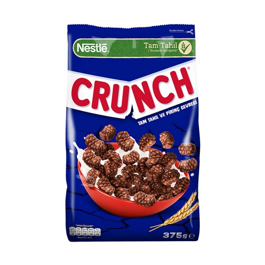 NESTLE CRUNCH TAM TAHIL VE PİRİNÇ GEVREĞİ 375GR