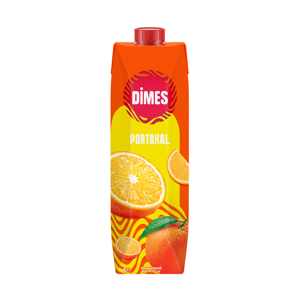 Dimes Portakallı Meyve Suyu 1 lt
