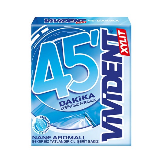 Vivident 45 Dakika Nane Aromalı Sakız 33 gr | Çağrı Online Market