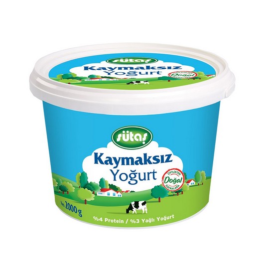 SÜTAŞ KAYMAKSIZ YOĞURT 2000G