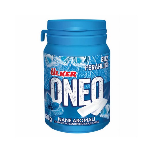 ÜLKER ONEO NANE AROMALI ŞEKERSİZ DRAJE SAKIZ 60GR