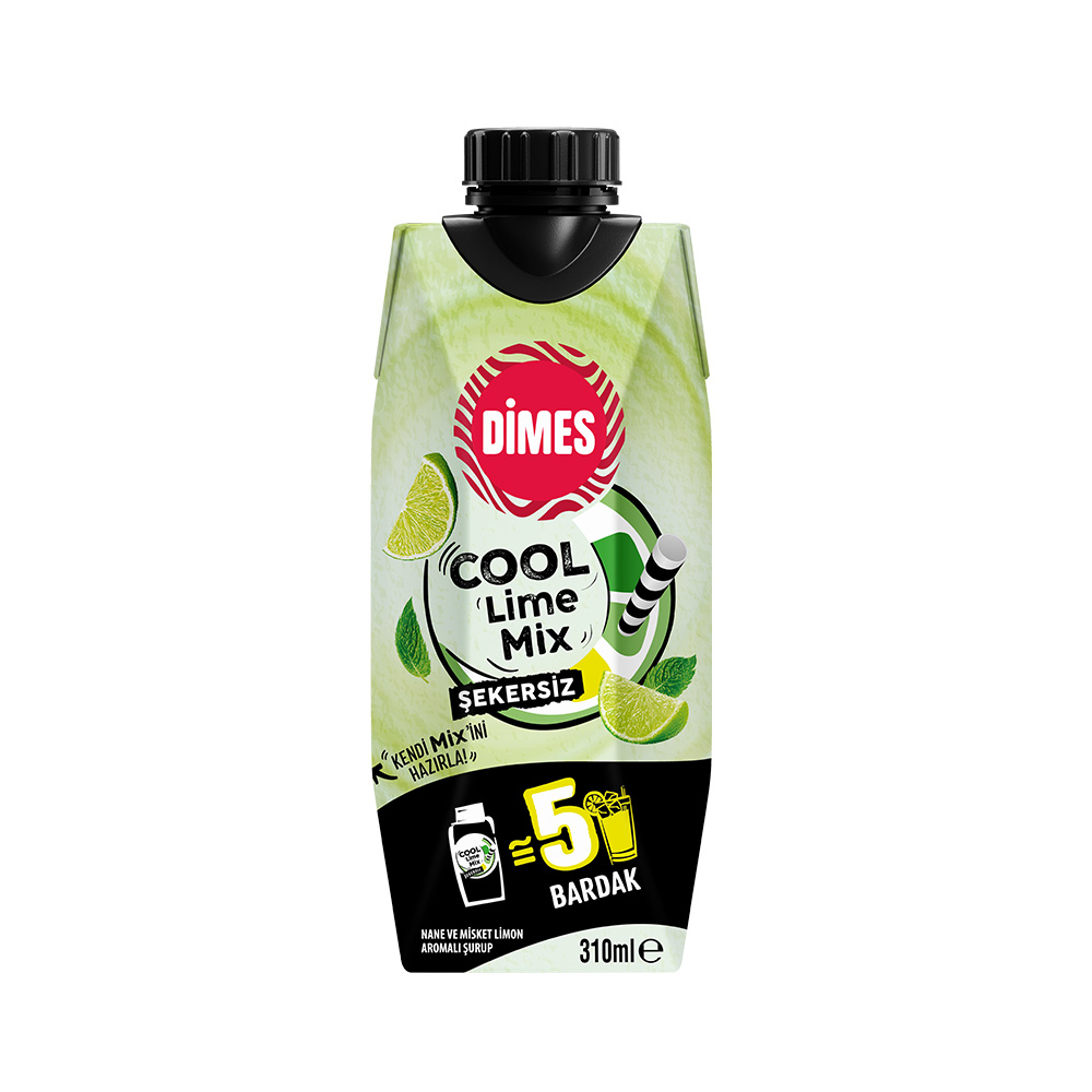 Dimes Cool Lime Mix Şekersiz 310 ml | Çağrı Online Market